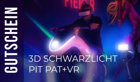 3D Schwarzlicht Pit-Pat für Erwachsene