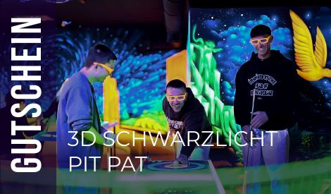 3D Schwarzlicht Pit-Pat für Kinder mit Virtual Reality Spiel/Fahrt