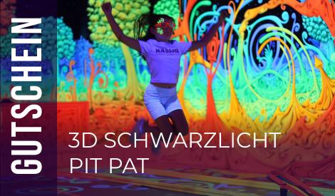 3D Schwarzlicht Pit-Pat für Erwachsene mit Virtual Reality Spiel/Fahrt